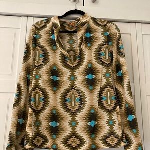 Striking Tory Burch tunic/coverup